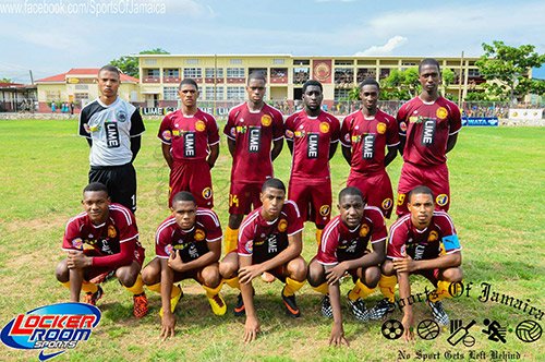 Wolmer's Boys 2014 team - Photo credit Sports of Jamaica