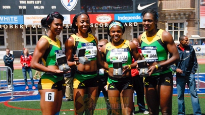 Jamaica's 4x100 Women's Team