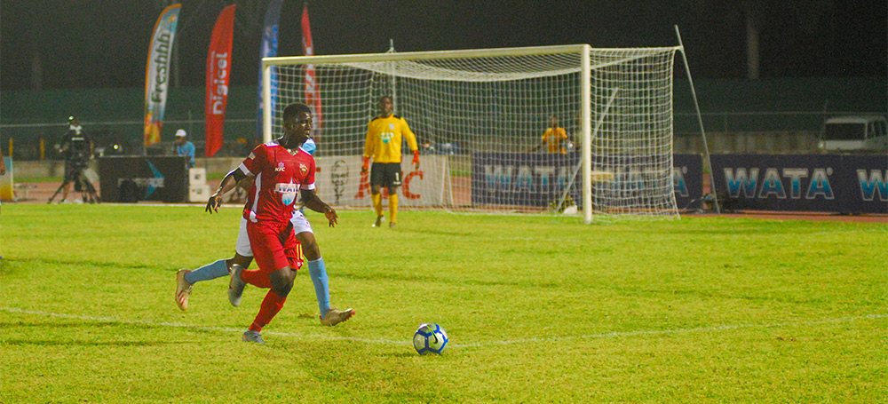 Cornwall College vs St. George's College Champions Cup action