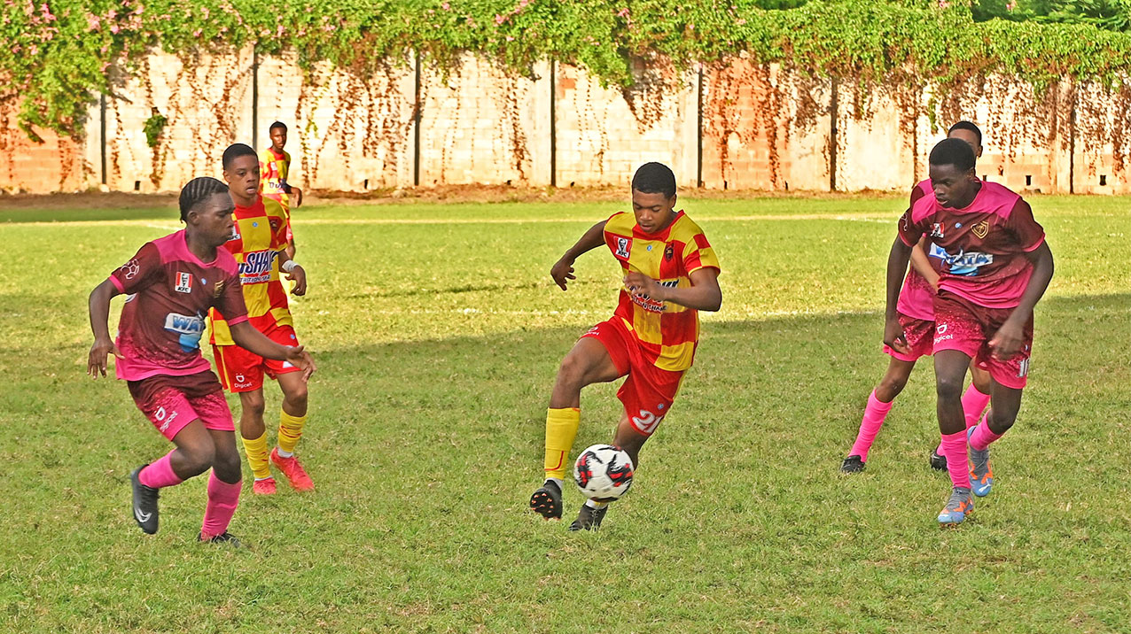Cornwall College vs Spot Valley at Cornwall College grounds